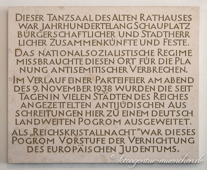 Reichsprogromnacht – Denkmal/Kunstwerk in München