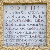 Gedenktafel am Freihamer Schloss