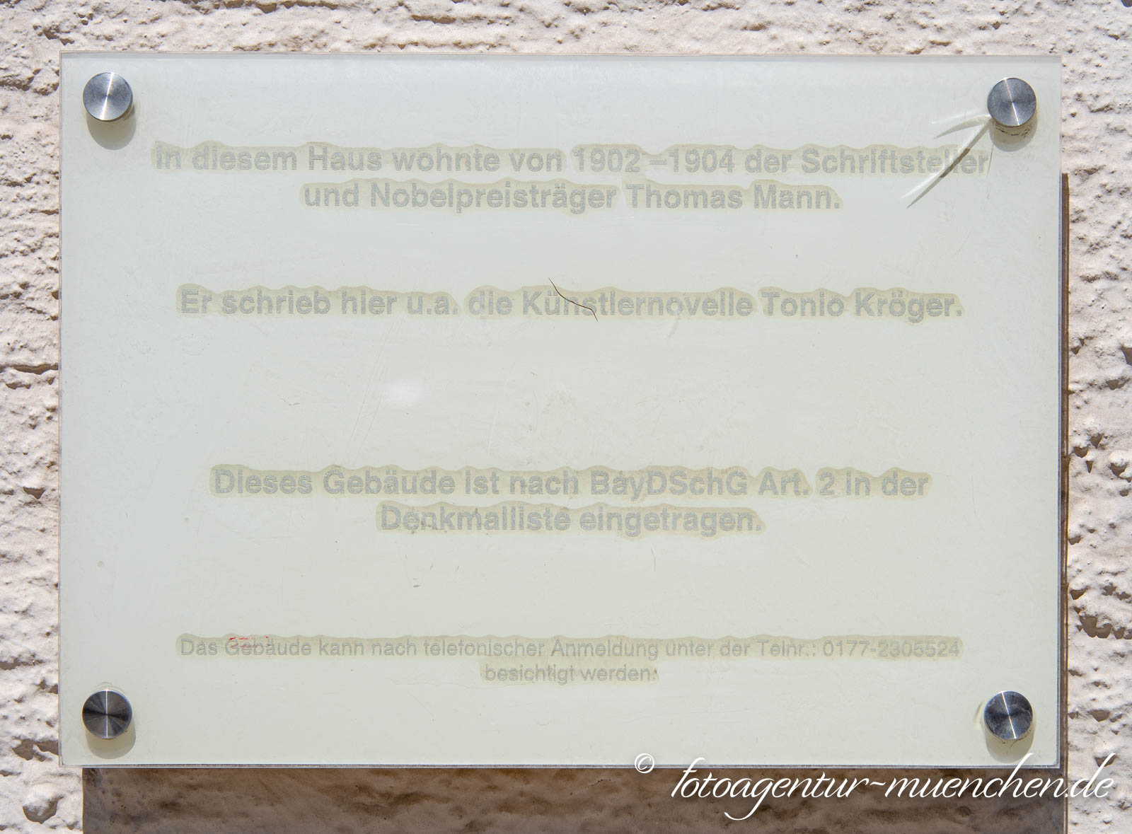 Gedenktafel - Thomas Mann