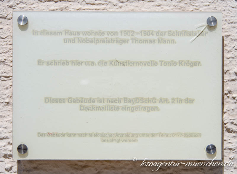 Thomas Mann – Denkmal/Kunstwerk in München