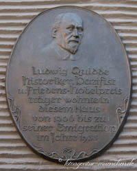 Gedenktafel - Ludwig Quidde