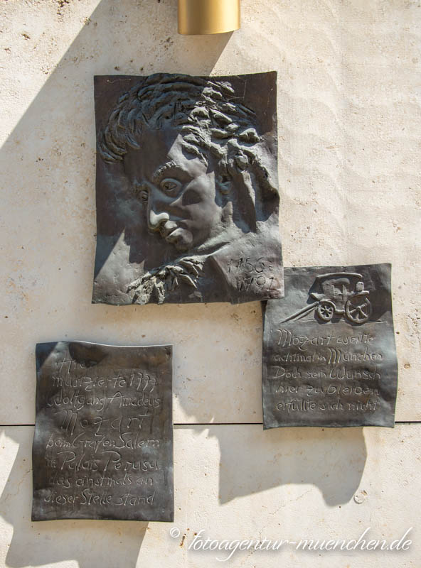 Wolfgang Amadeus Mozart - Pilgrim Hubertus von – Denkmal/Kunstwerk in München