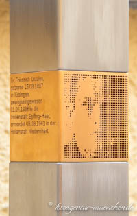 Erinnerungszeichen - Mauerkircherstraße 13