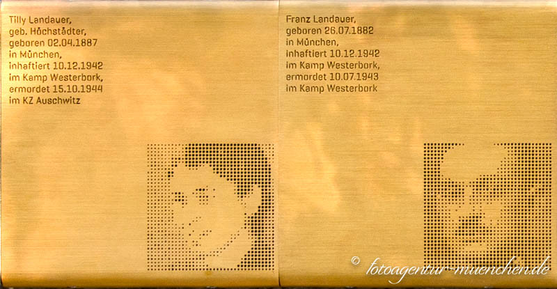 Erinnerungszeichen - Königinstraße 85