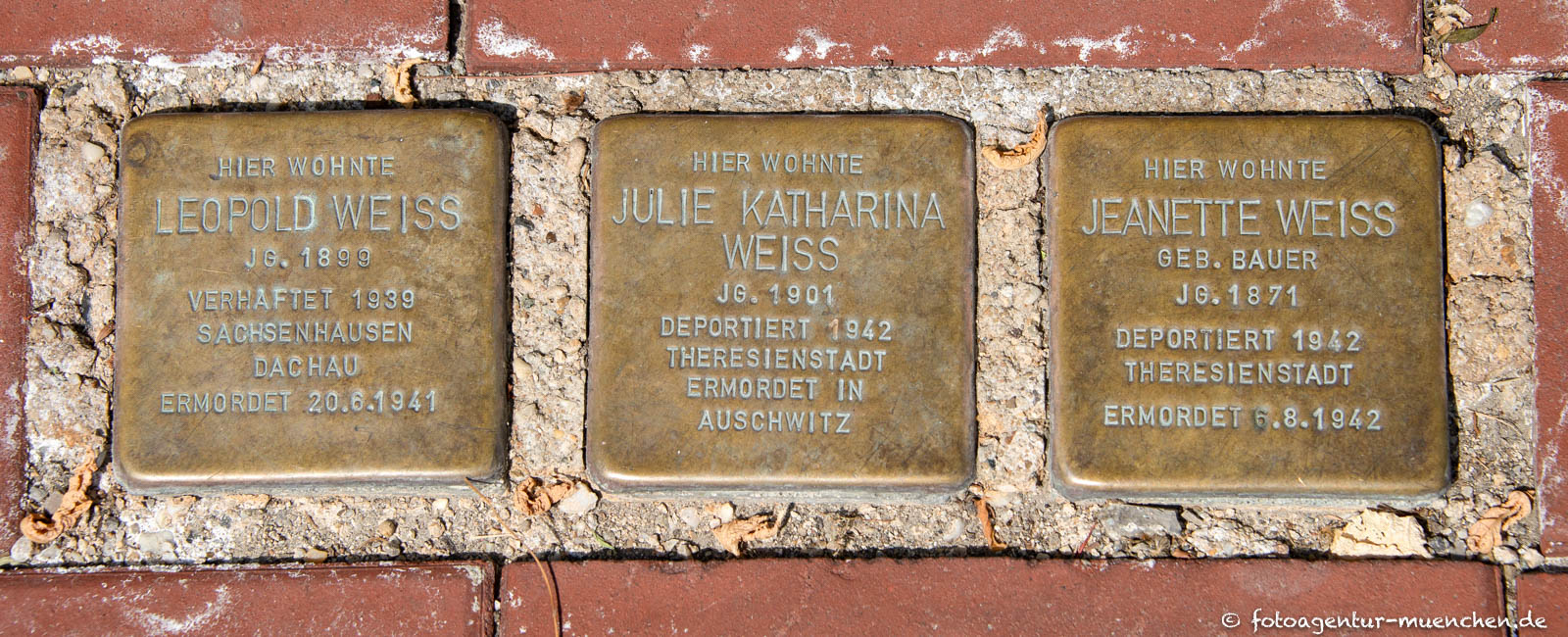 Stolpersteine in München
