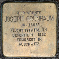 Porträt von Grünbaum Chaim Joseph