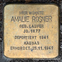 Porträt von Rosner Amalie Malka