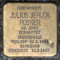 Porträt von Rosner Juda Baruch