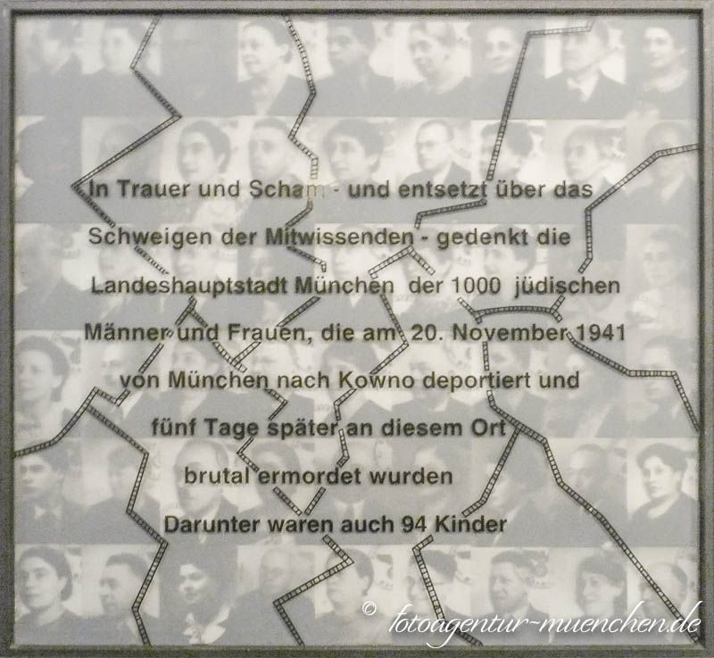 Gedenktafel für die deportieren jüdischen Mitbürger - Passow Beate – Denkmal/Kunstwerk in München