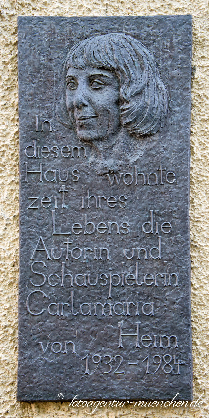 Carlamaria Heim – Denkmal/Kunstwerk in München