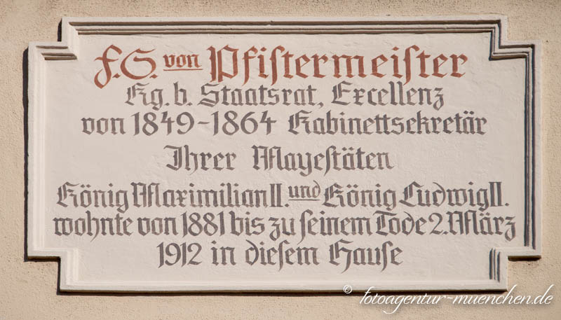 Franz Seraph von Pfistermeister – Denkmal/Kunstwerk in München