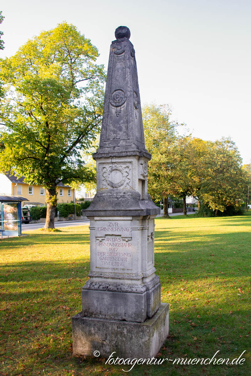 Gründung Gartenstadt Trudering – Denkmal/Kunstwerk in München