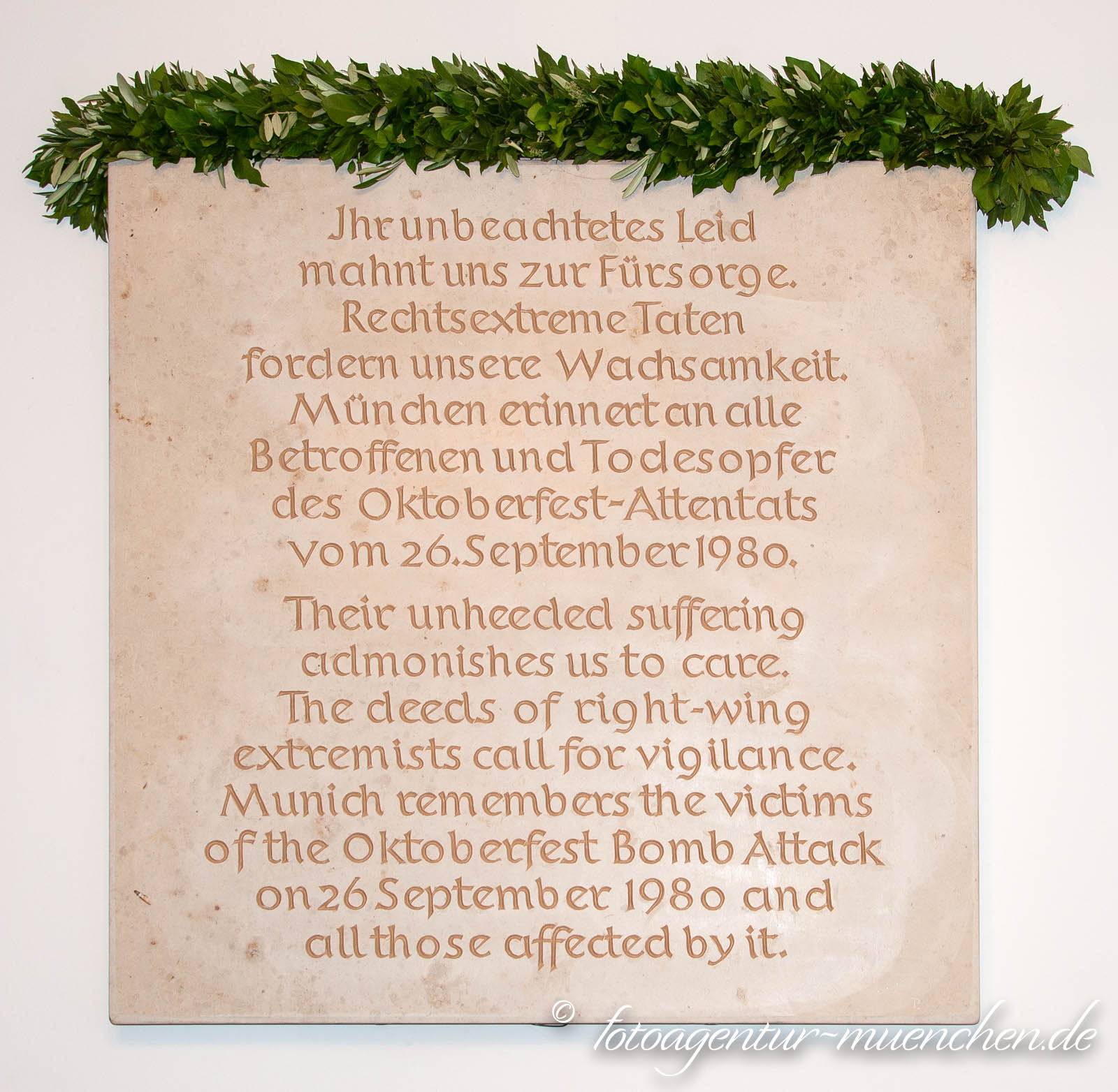 Gedenktafel - Oktoberfest-Attentat