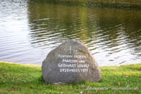 Gedenkstein für drei Buben
