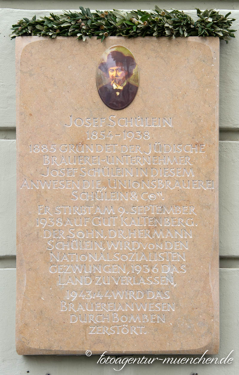 Gedenktafel - Josef Schülein - Preis Toni – Denkmal/Kunstwerk in München