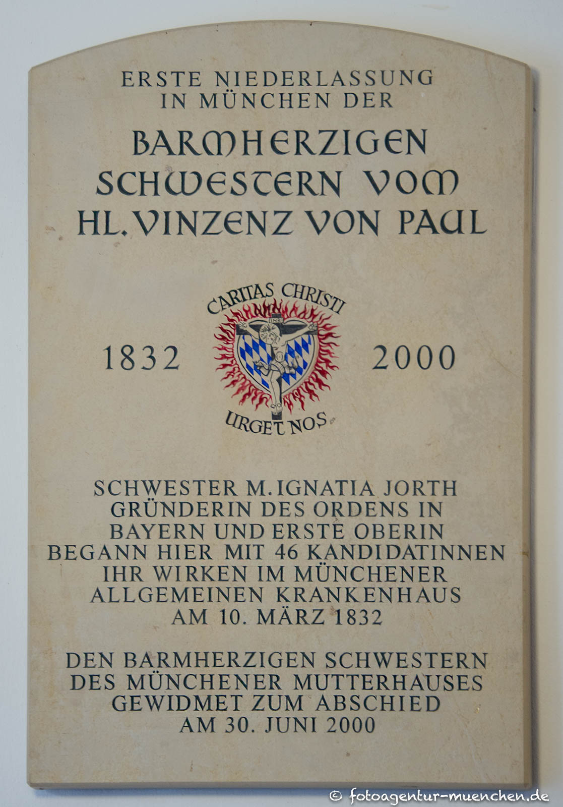 Gedenktafel - Barmherzige Schwestern