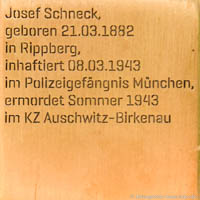 Porträt von Schneck Josef