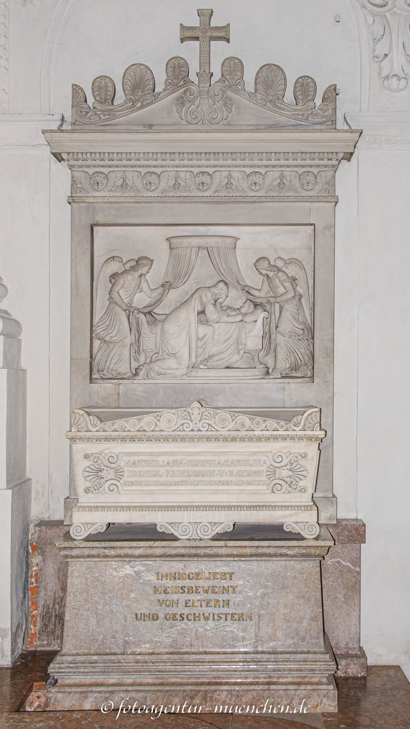 Grabmal - Prinzessin Maximiliane Josepha Karoline von Bayern