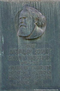 Gedenktafel - Maximilian Schmidt (Waldschmidt)