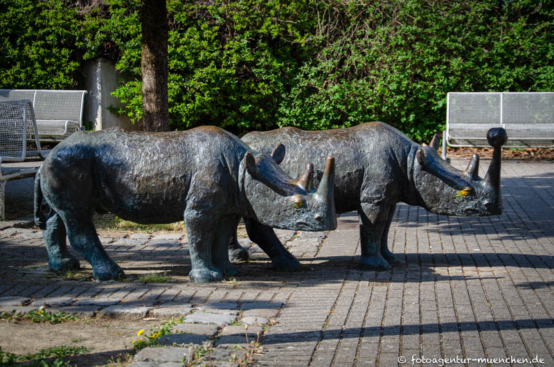 Nashörner - Friederichsen Roland – Denkmal/Kunstwerk in München