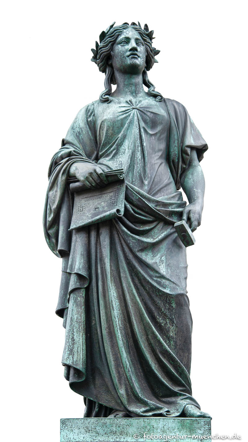 Allegorie - Kunst Reiterstandbild König Ludwig I., Kunst