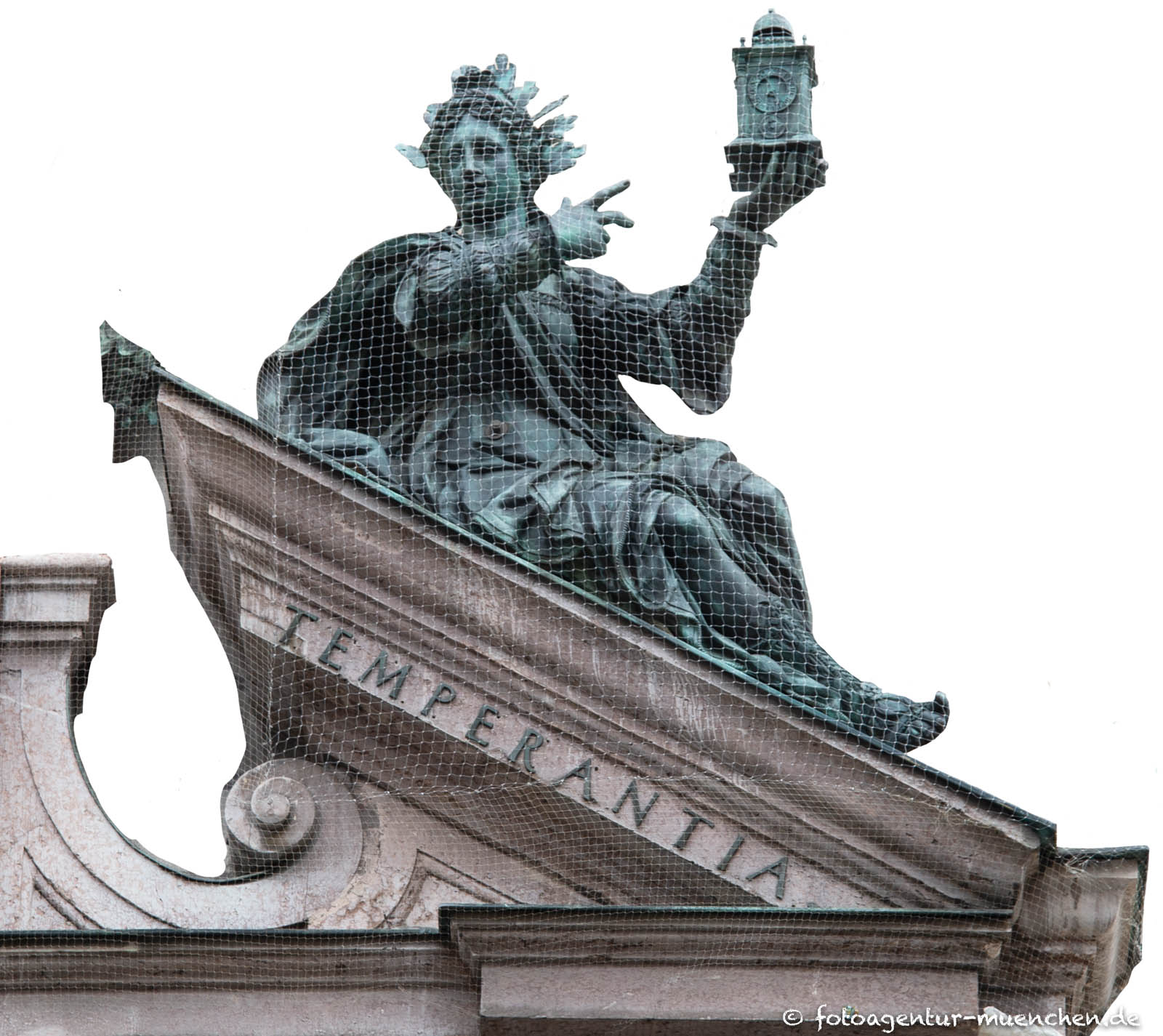 Liegefigur - Temperantia