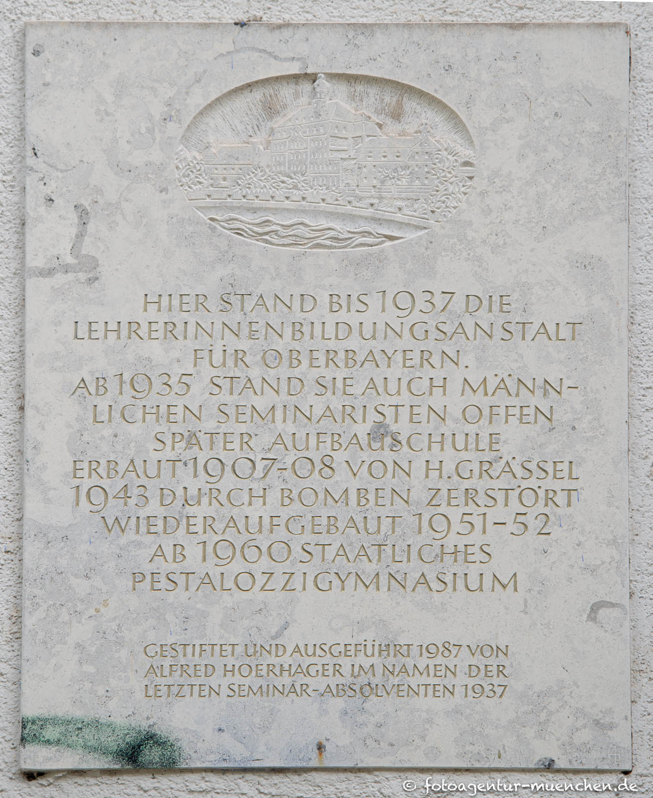 Gedenktafel Lehrerinnenbildungsanstalt