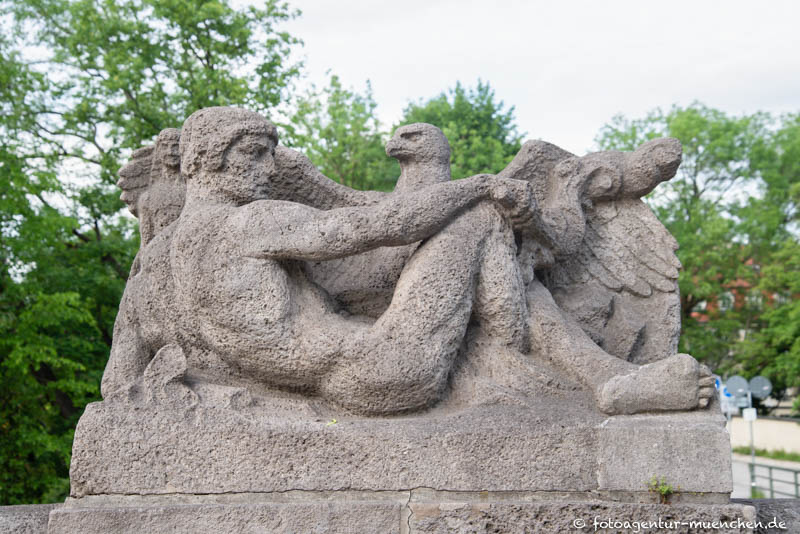 Max-Joseph-Brücke - Feuer