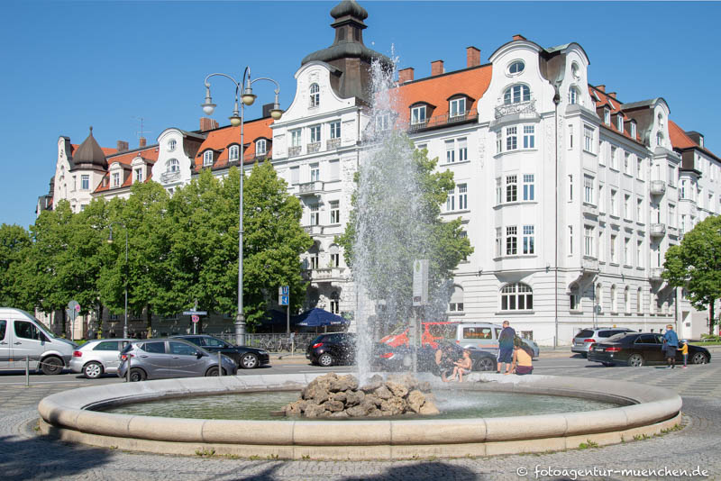 Springbrunnen - Prinzregentenplatz - verschiedene Planer – Denkmal/Kunstwerk in München