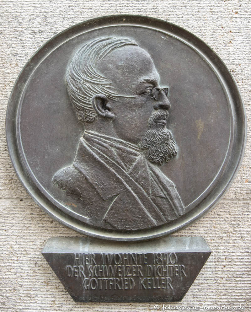 Gottfried Keller – Denkmal/Kunstwerk in München