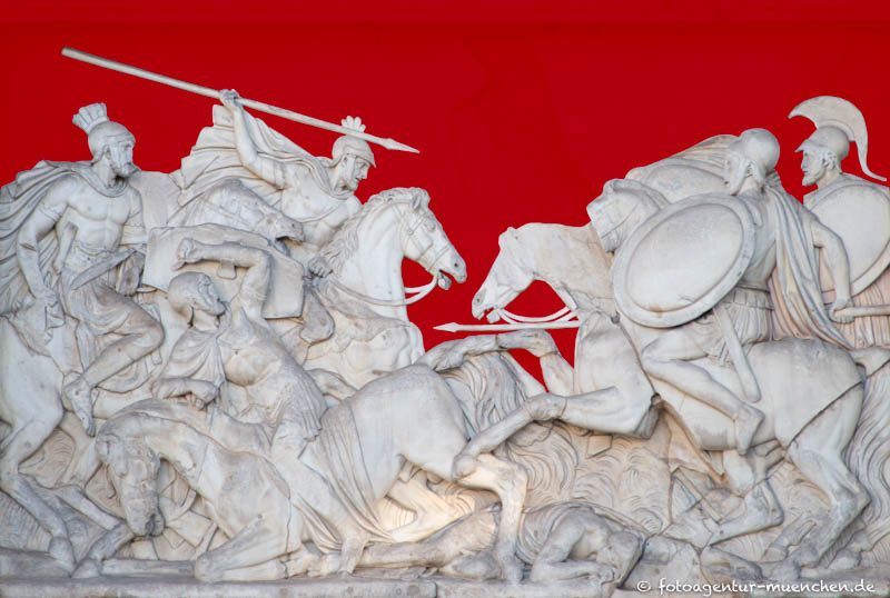 Gefecht zwischen Reitern - Wagner Johann Martin von – Denkmal/Kunstwerk in München