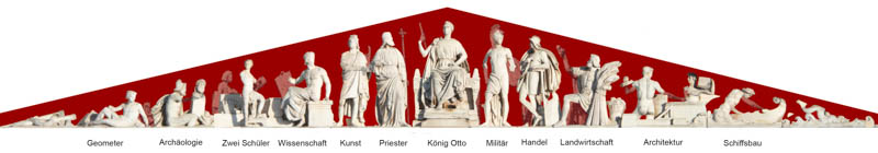 Giebel - Propylaen