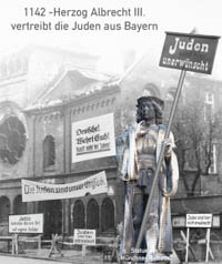 Herzog Albrecht III. - Antisemit – Foto aus München