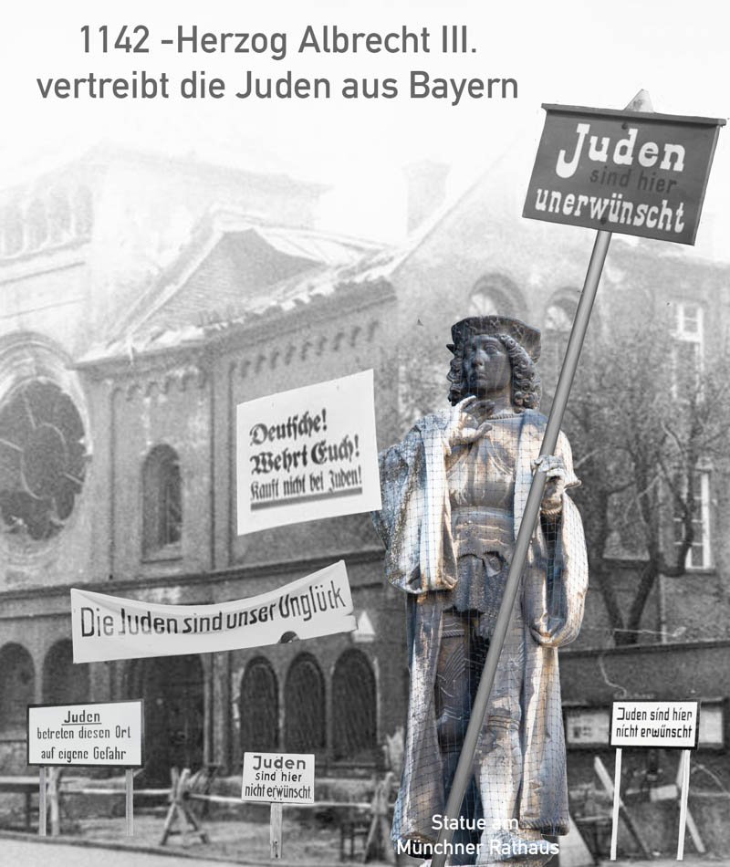 Albrecht III. vertreibt die Juden