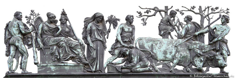 Förderung von Justiz und Ackerbau - Rauch Christian Daniel – Denkmal/Kunstwerk in München