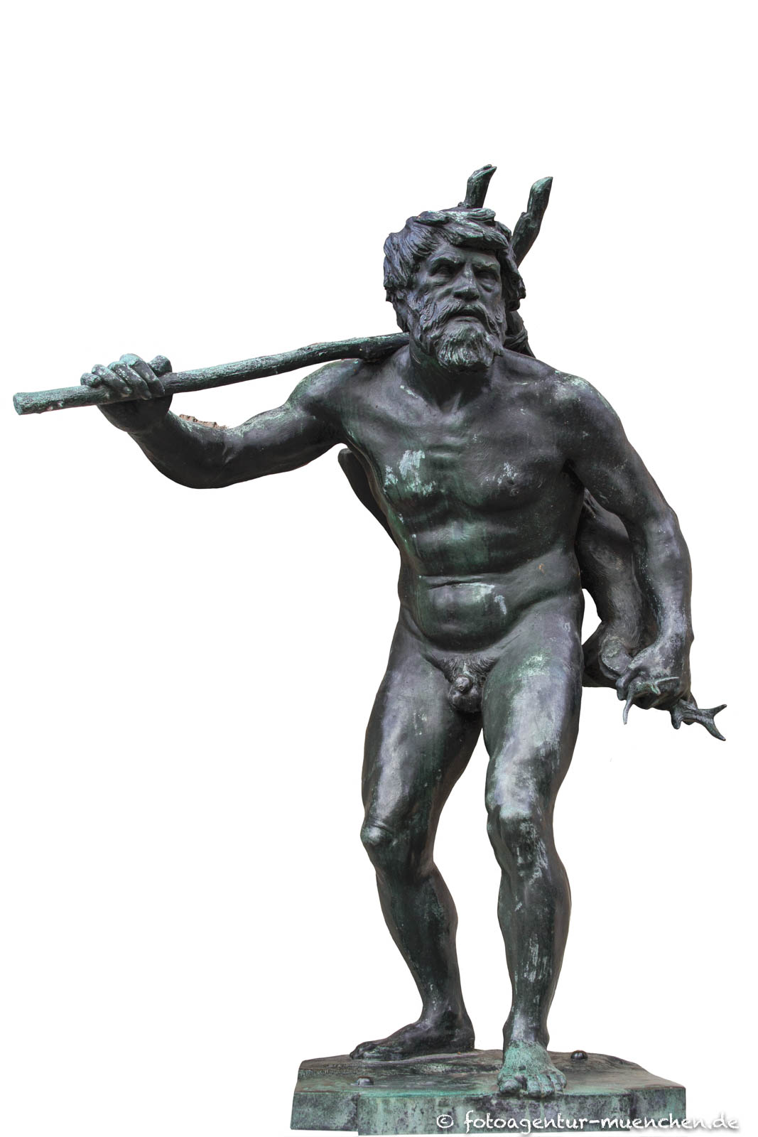 Mann mit Jagdbeute