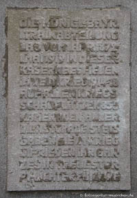 Obelisk in ehemaliger Maximilian-II-Kaserne