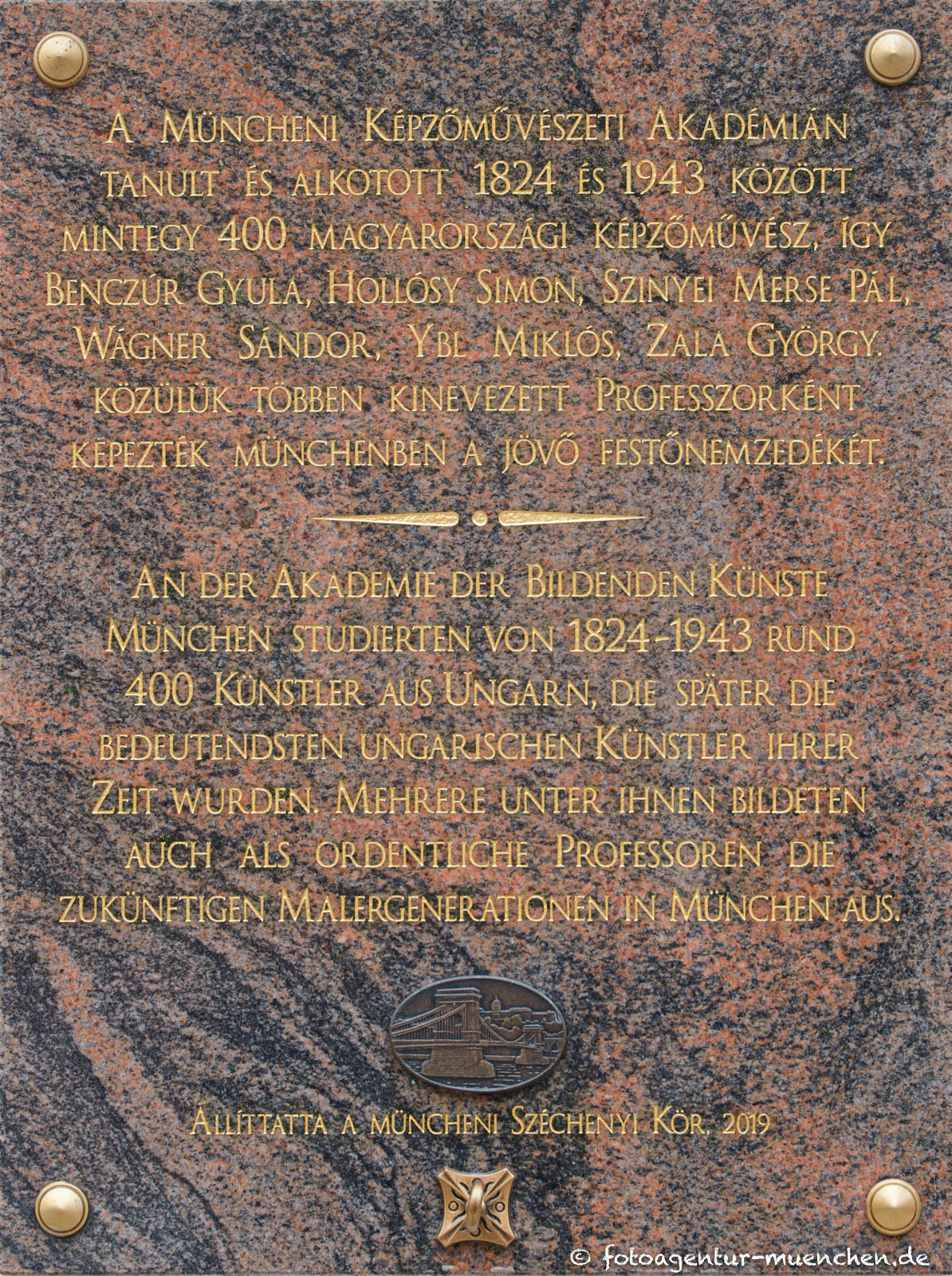 Gedenktafel - Ungarische Künstler