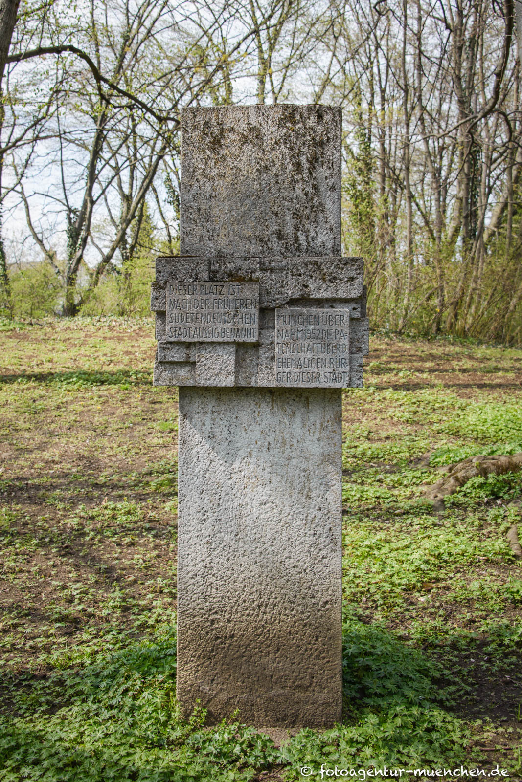 Denkmal für die Stadt Aussig