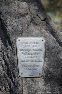 Gerhard Willhalm – Gedenkstein – Bajuwarische Reihengräber