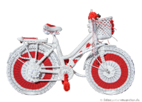 Gerhard Willhalm - Fahrrad gehäckelt