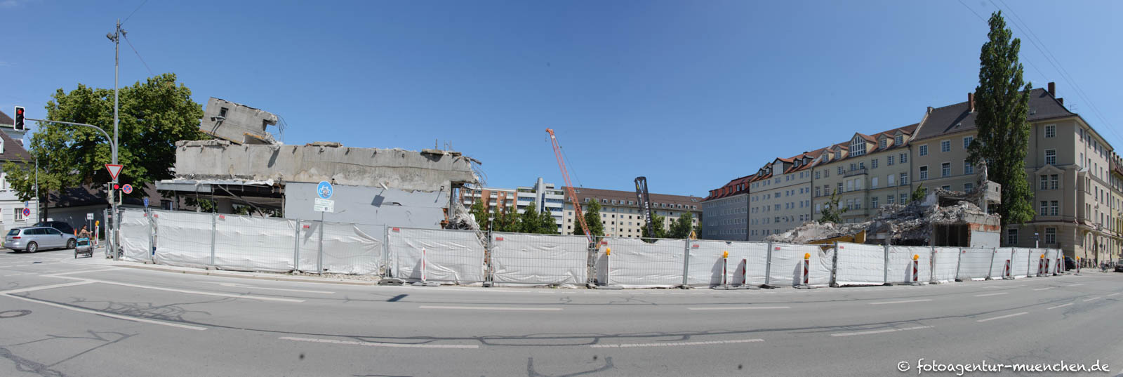 Abbrucharbeiten - Karstadt Nordbad