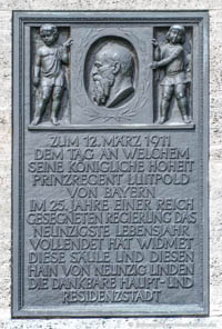 Gedenktafel für Prinzregent Luitpold