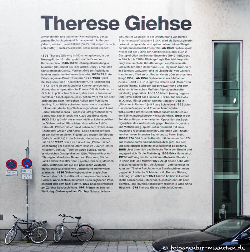 Therese Gieshe – Denkmal/Kunstwerk in München