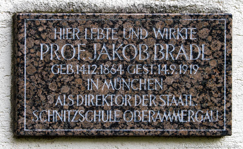 Gedenktafel - Jakob Bradl