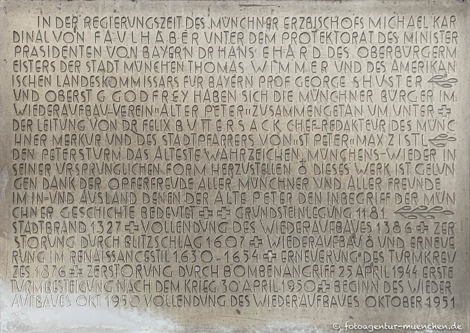 Gedenktafel - Alter Peter
