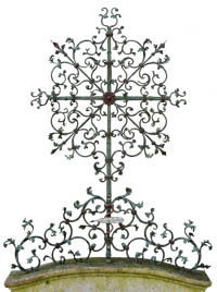 Grabkreuz - Waldfriedhof 0000