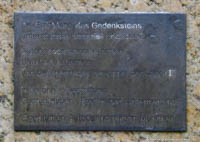 Gerhard Willhalm – Gedenkstein Lager III.