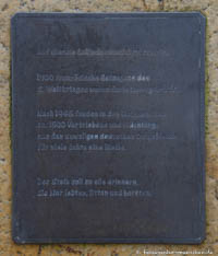Gerhard Willhalm – Gedenkstein Lager III.