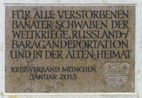 Vertrieben-Denkmal in Untermenzing